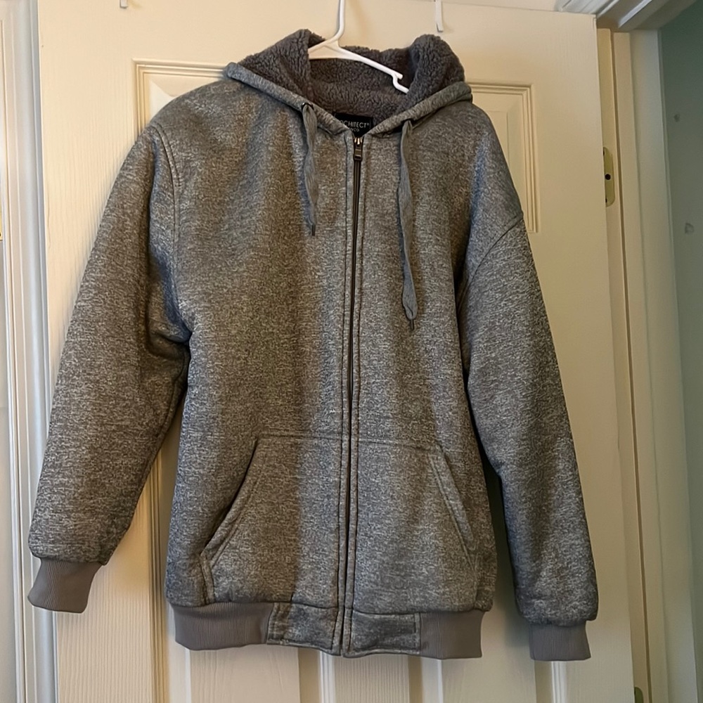 Medium fleece lined zip up